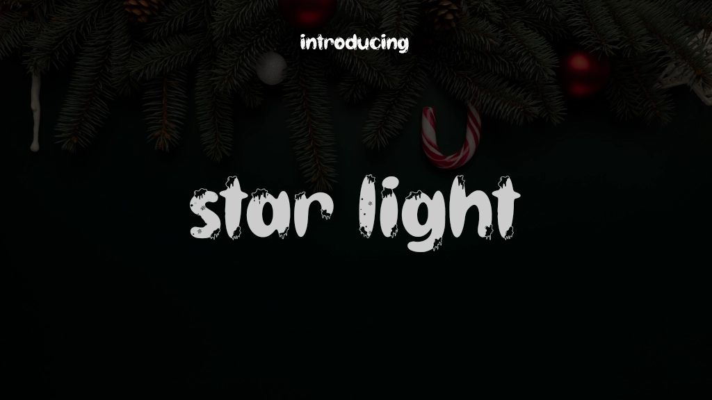 Star Light Font Sample Images  1