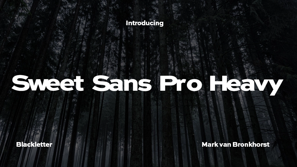 Sweet Sans Pro Heavy Font Sample Image 1