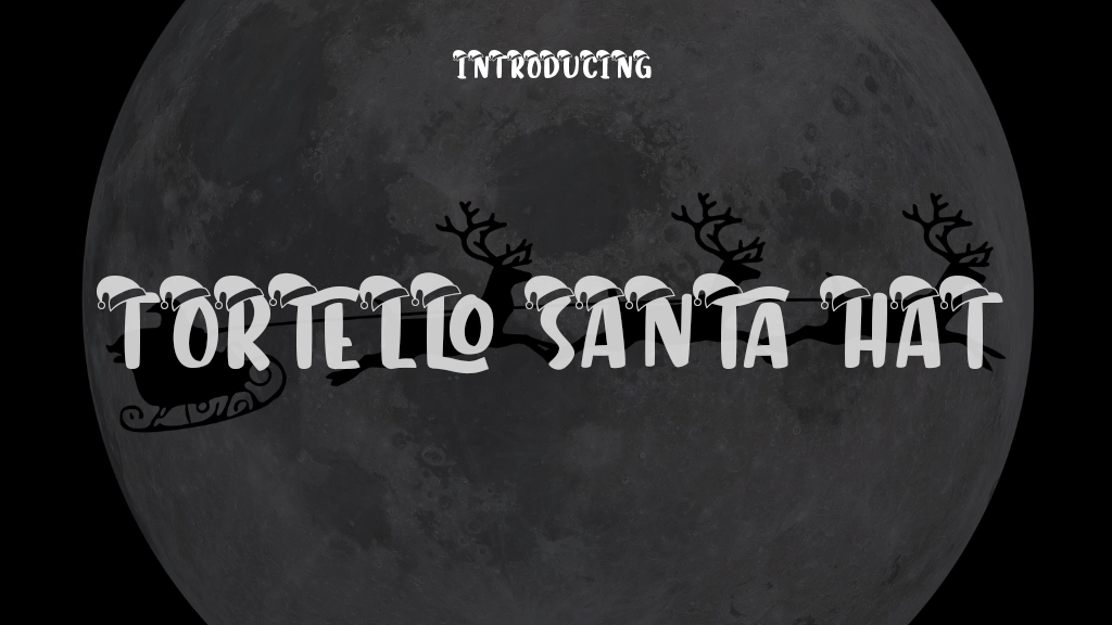 Tortello Santa Hat Font Sample Images  1