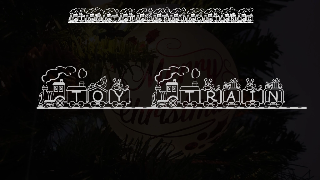 Toy Train Font Sample Images  1