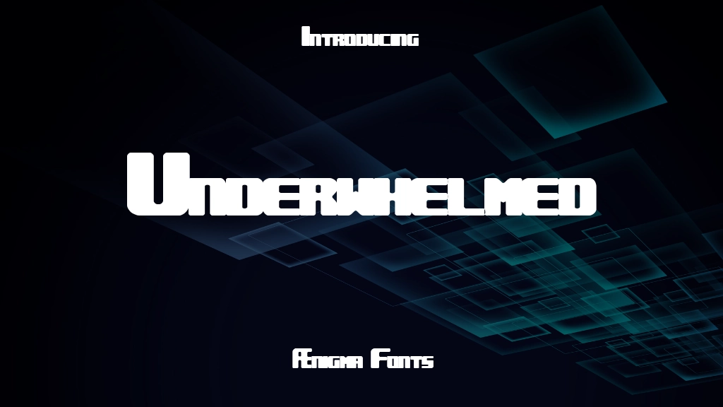 Underwhelmed Font Sample Images  1