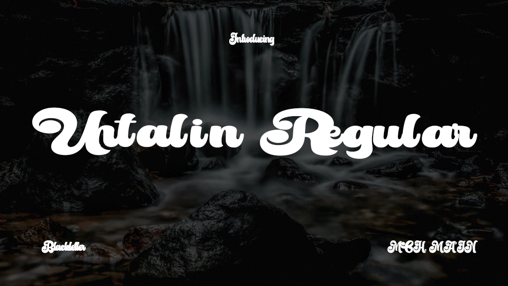 Untalin Regular Font Sample Image 1