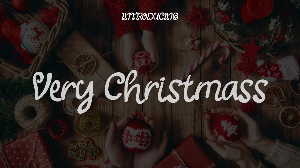 Very Christmass Font Sample Images  1