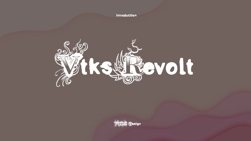 Vtks Revolt Font Sample Images  2