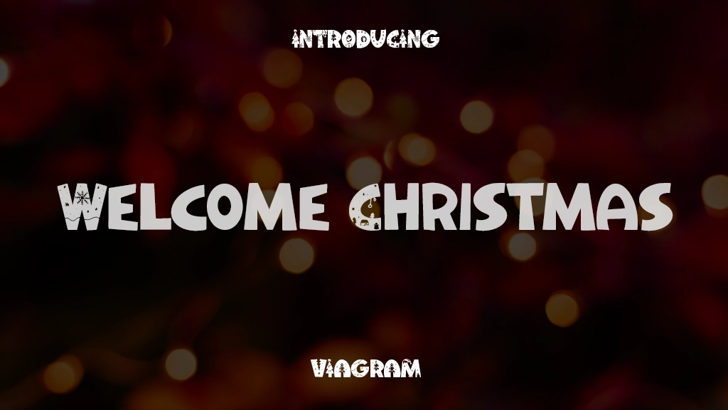 Welcome Christmas Font Sample Images  1