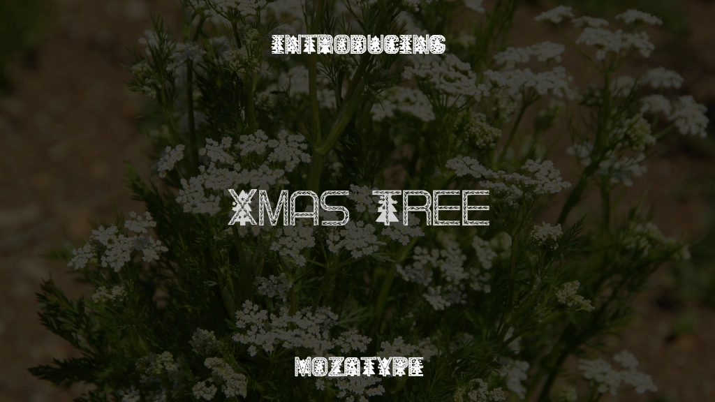 Xmas Tree Font Sample Images  1