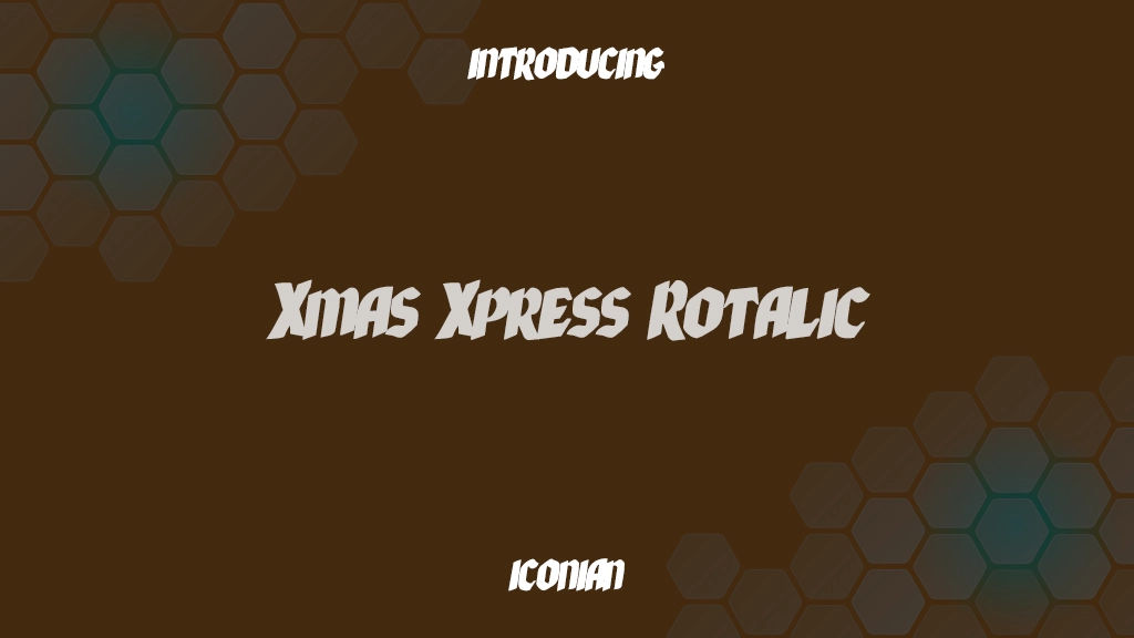 Xmas Xpress Rotalic Font Sample Images  1