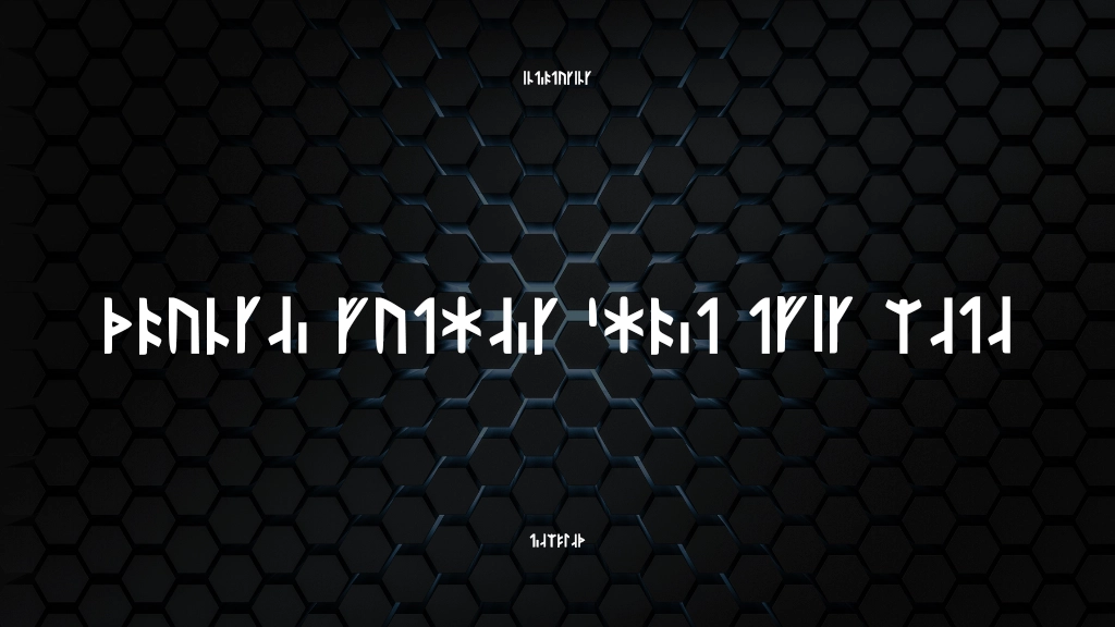 Younger Futhark Short Twig Made Font Sample Images  1